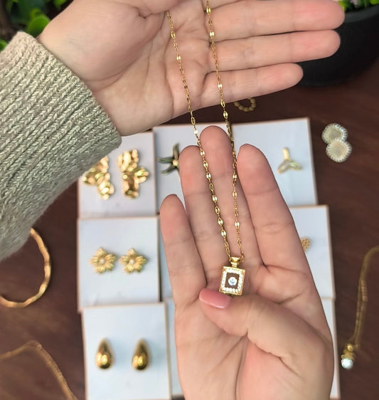 Collar inox, chapado 211