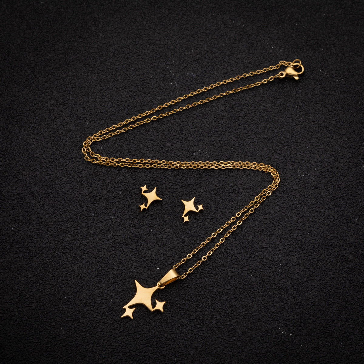 Collar inox chapado 299