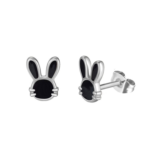Aretes inox, chapado 405