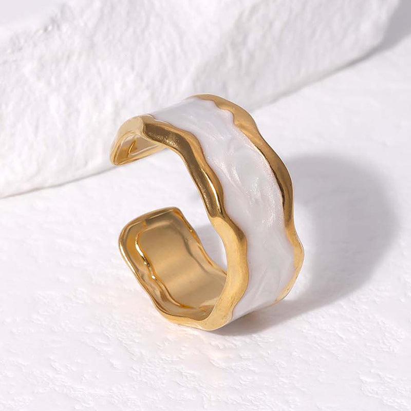 Anillo inox chapado 115