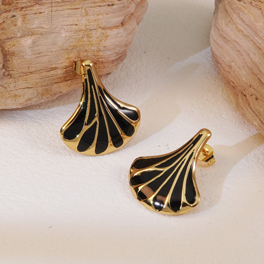 Aretes inox, chapado 449