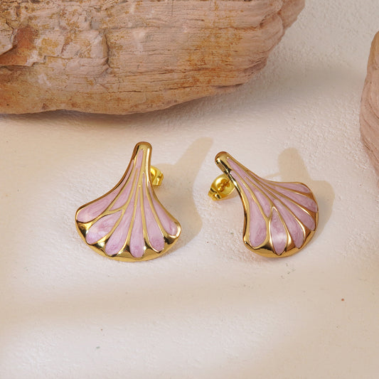 Aretes inox, chapado 448