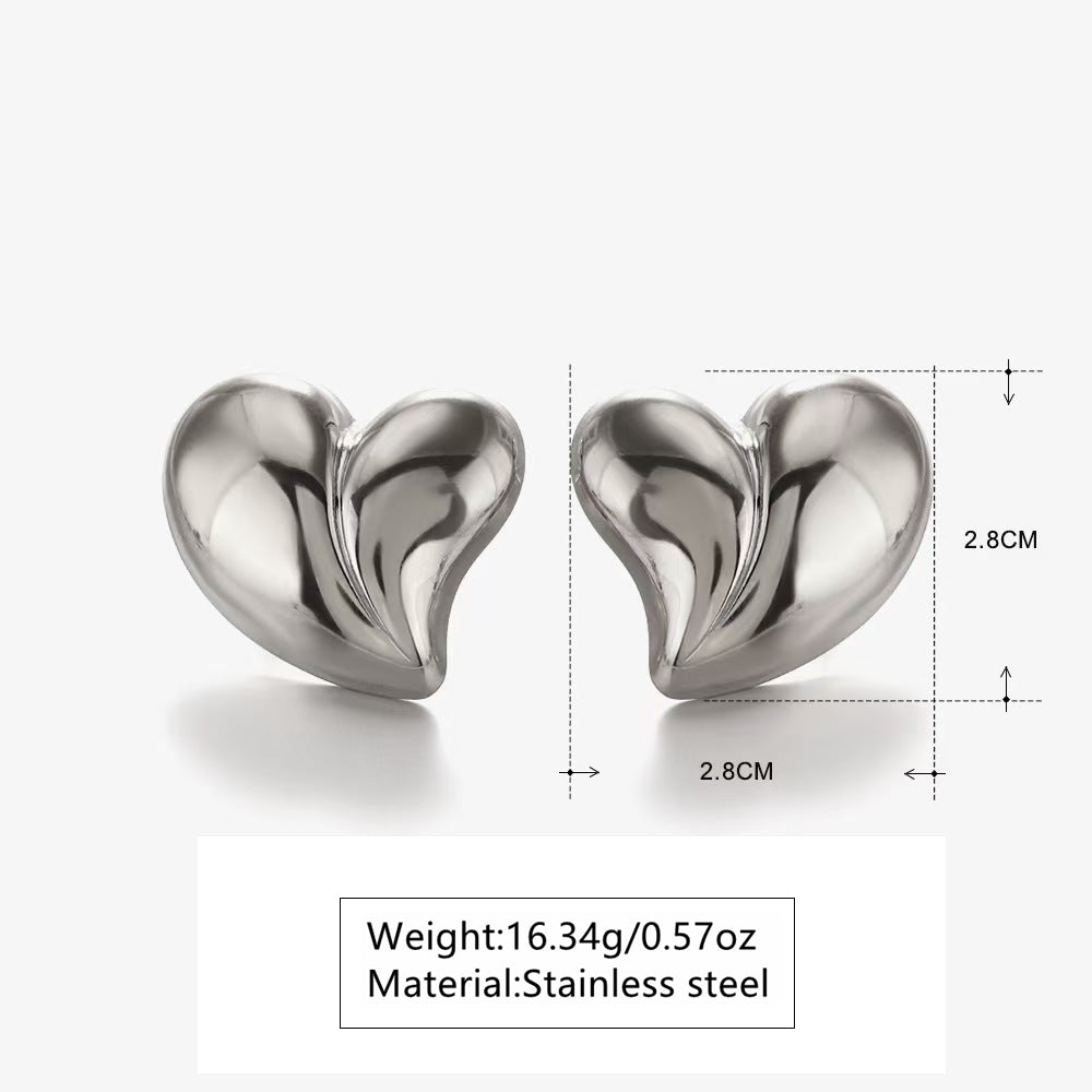 Aretes inox chapado 260