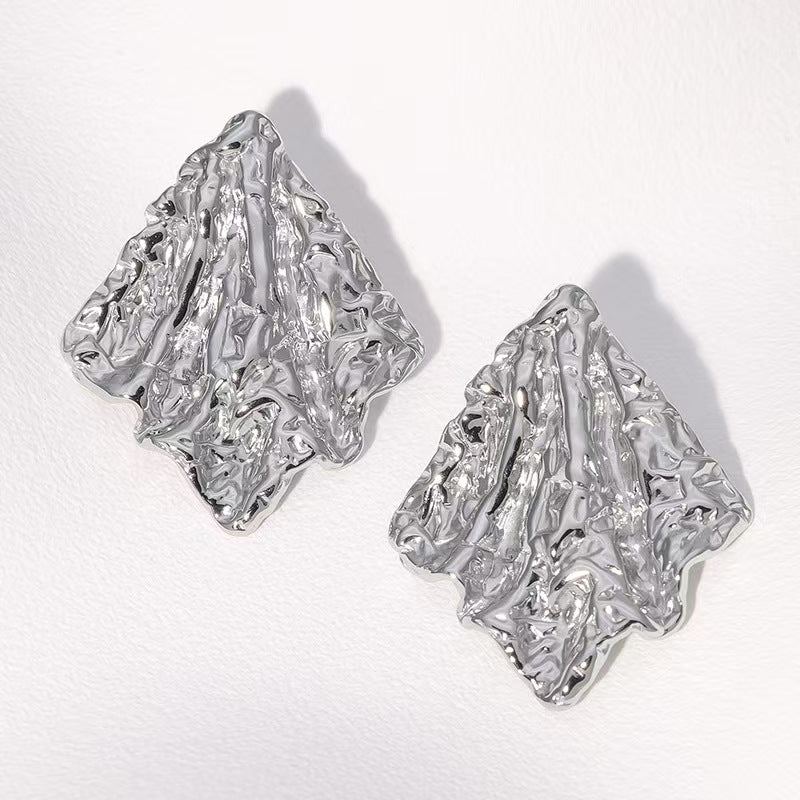 Aretes inox chapado 263
