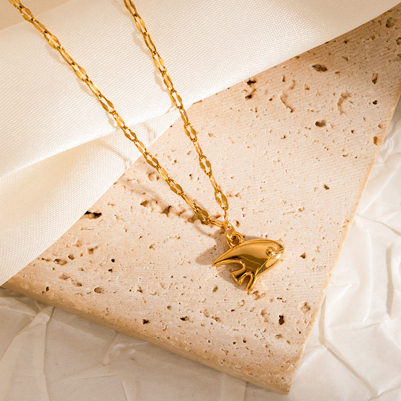 Collar inox chapado 171