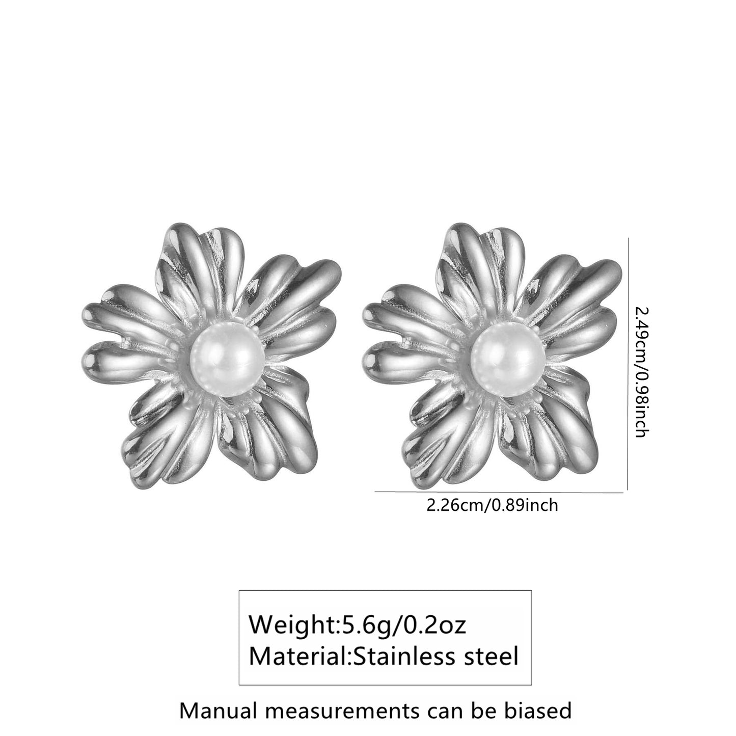 Aretes inox chapado 401