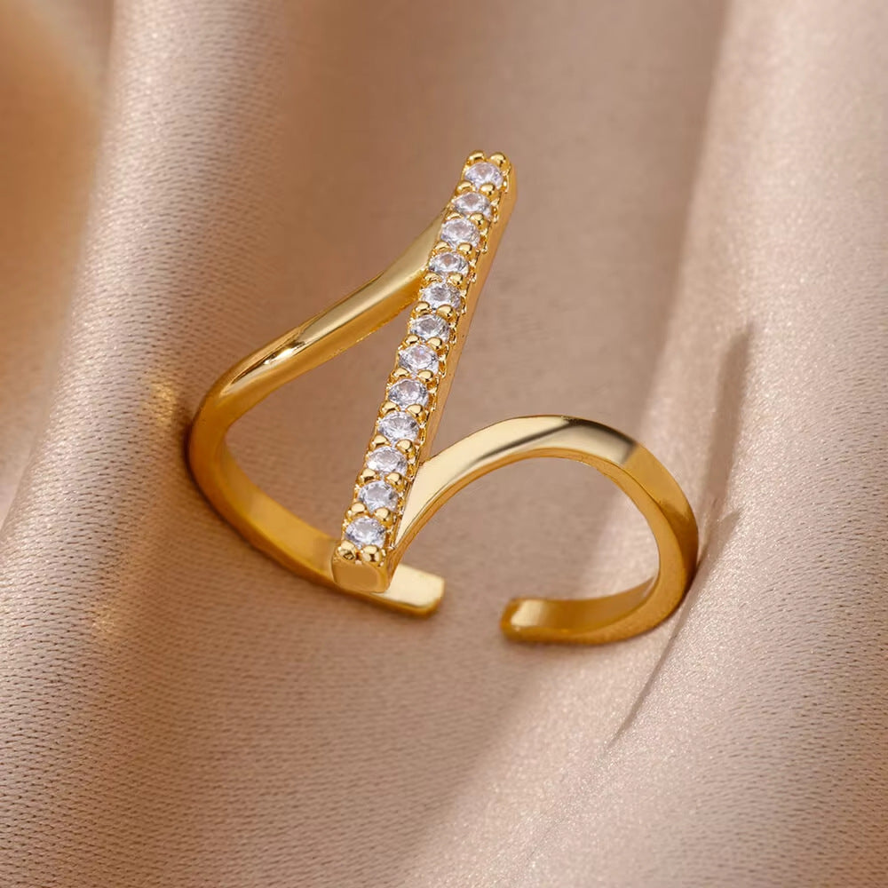 Anillo inox chapado 120