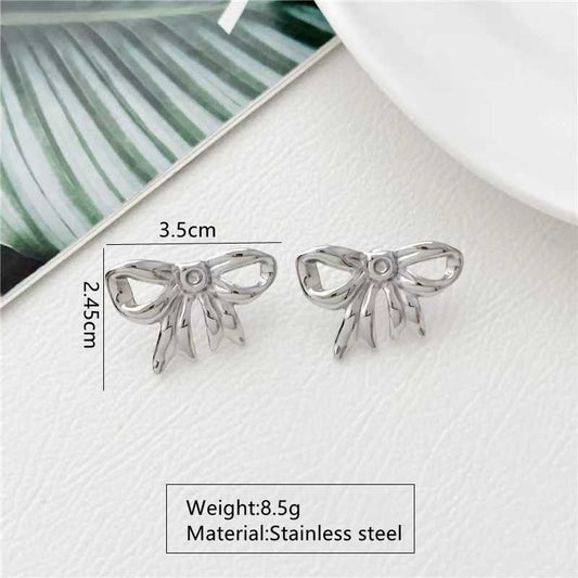Aretes inox chapado 225