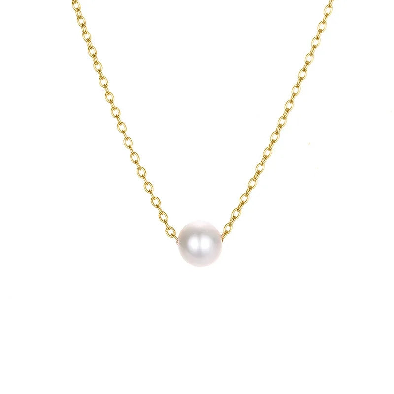 Collar inox chapado 123