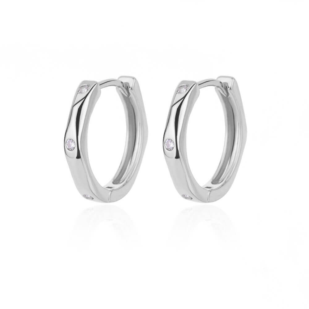 Aretes inox chapado 527