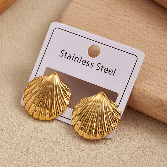 Aretes inox chapado 403