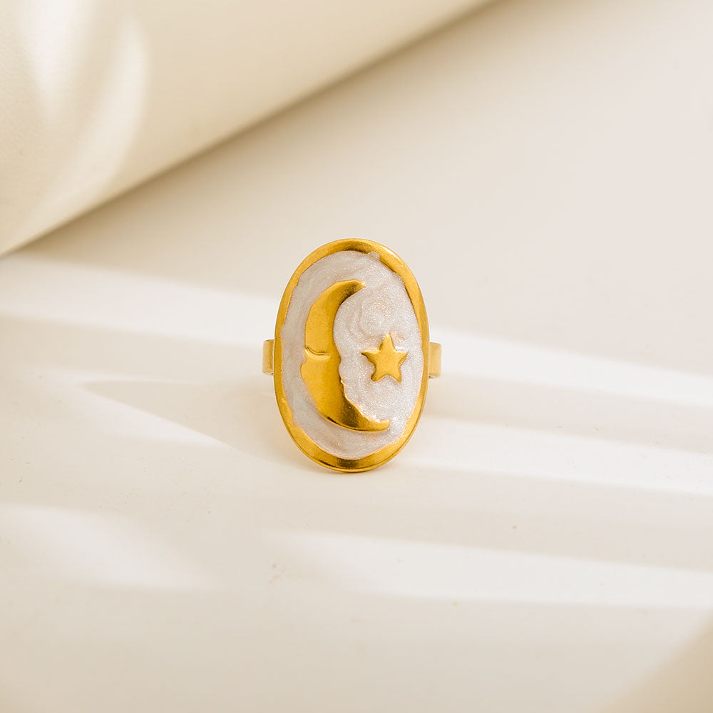 Anillo inox chapado 165