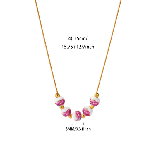 Collar inox, chapado 461