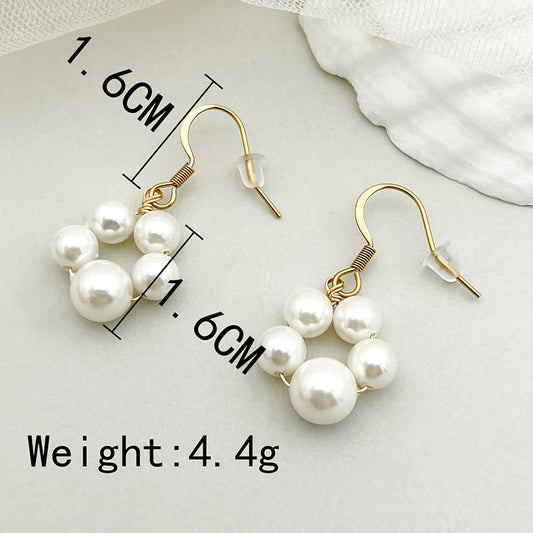 Aretes inox, chapado 1067