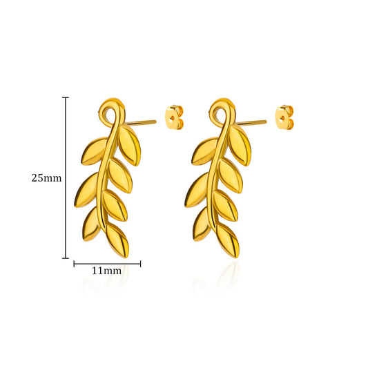 aretes inox, chapado 978