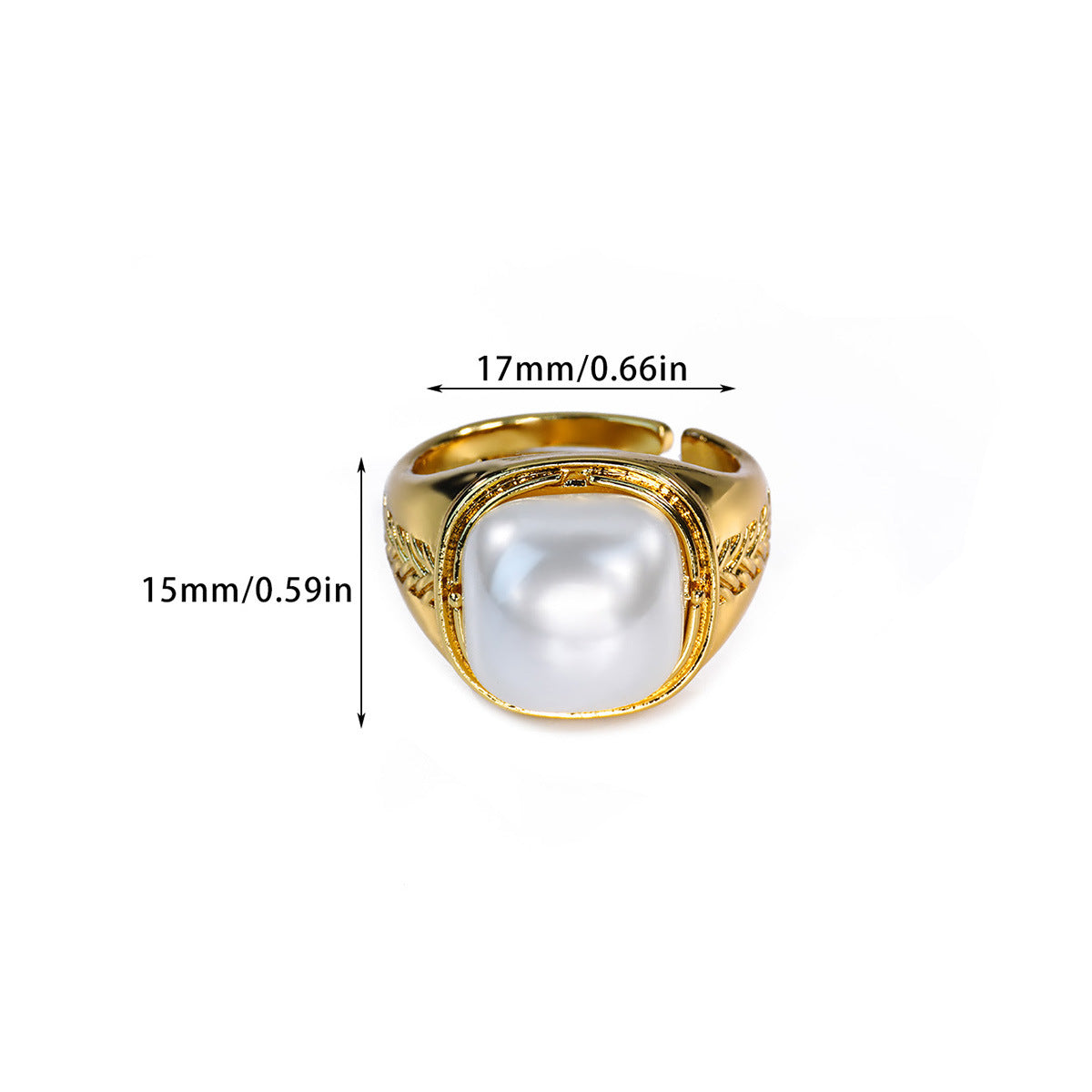 Anillos inox chapado 214