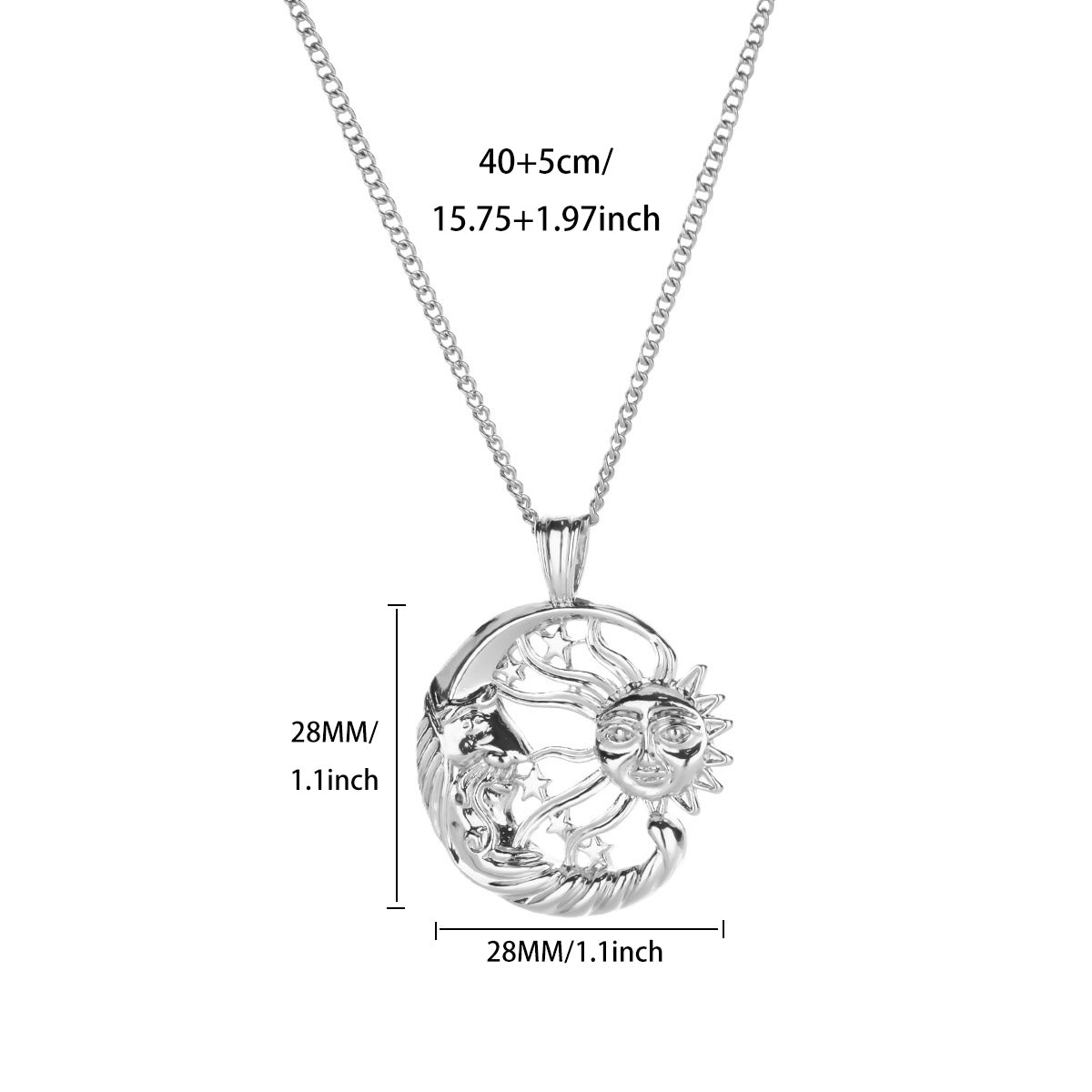 Collar inox chapado 97