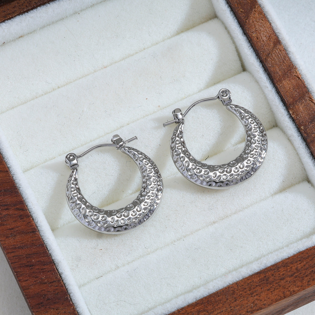 Aretes inox chapado 506