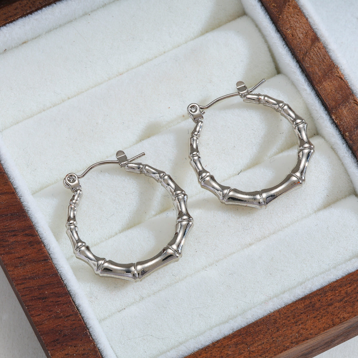 Aretes inox chapado 507