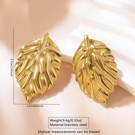 Aretes inox chapado 54