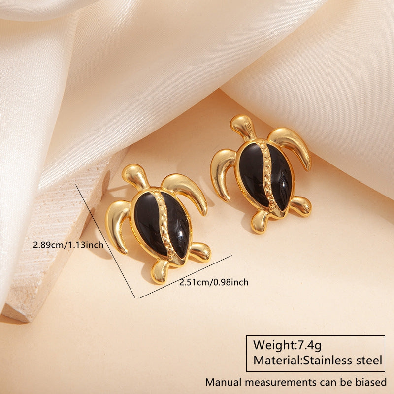 Aretes inox chapado 270