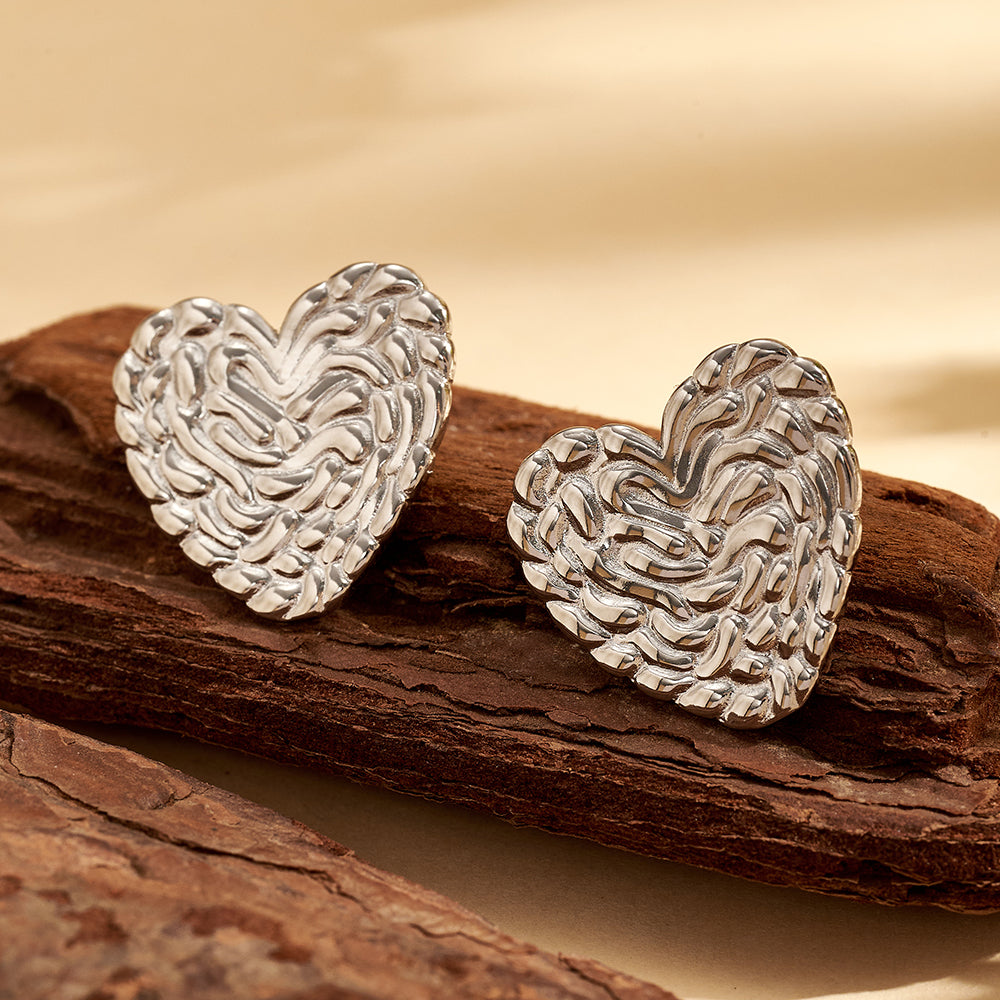 Aretes inox chapado 234