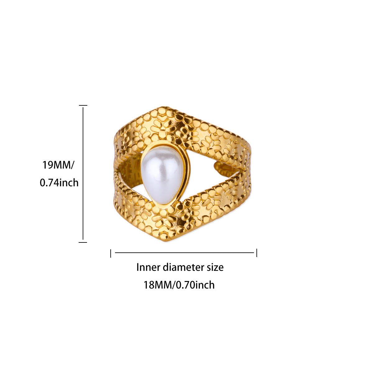 Anillos inox chapado 252