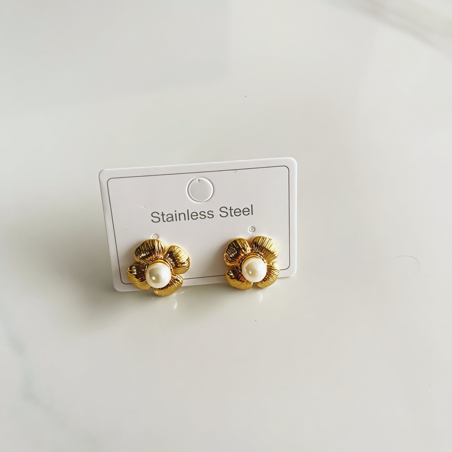Aretes inox chapado 308