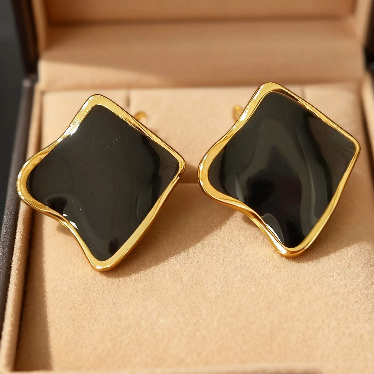 Aretes inox chapado 316