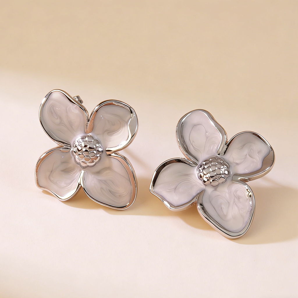 Aretes inox chapado 242