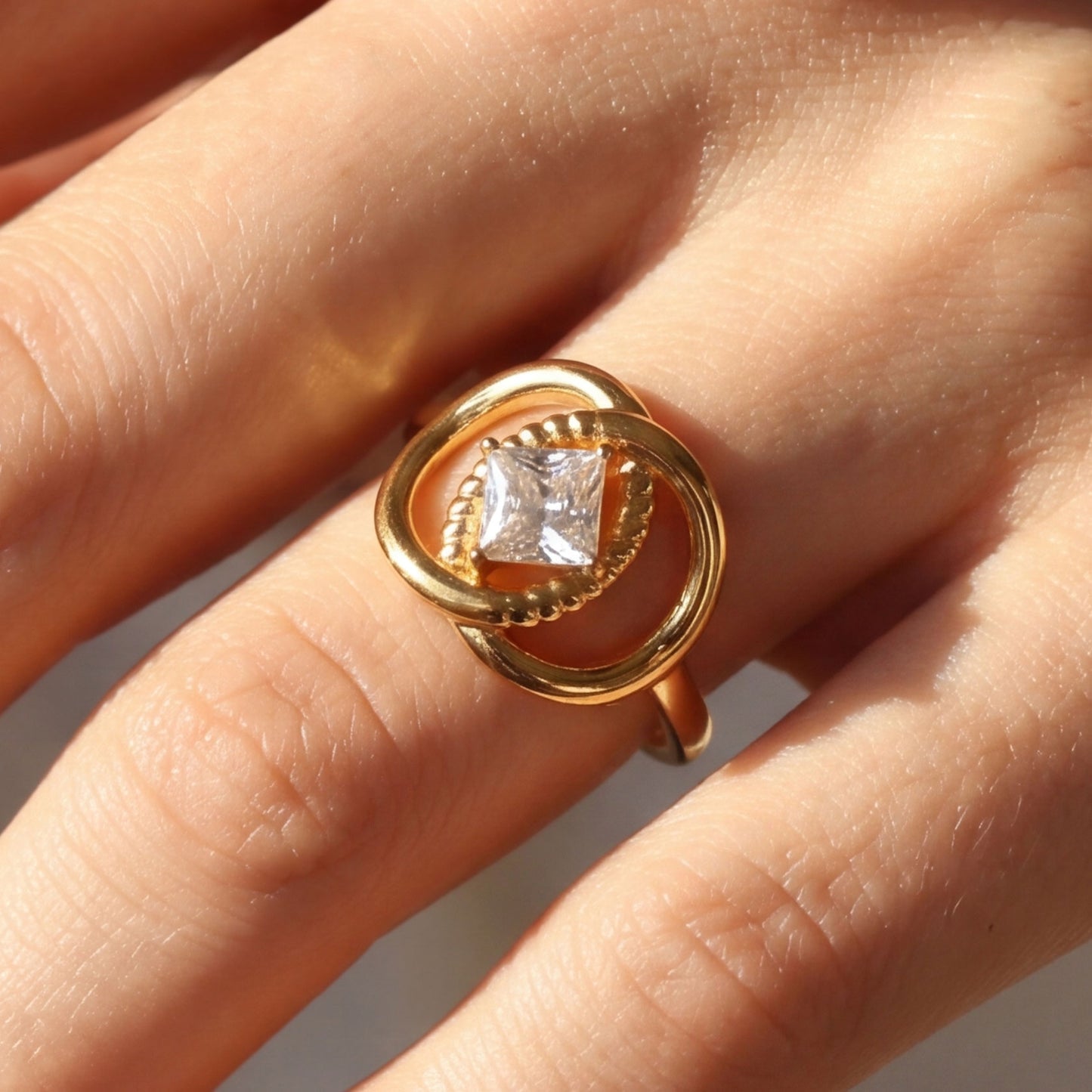 Anillo inox chapado 170
