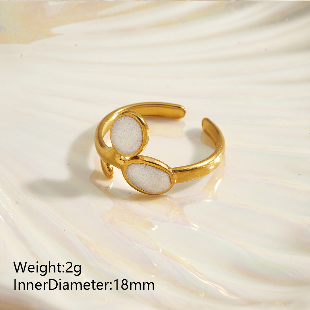 Anillos inox chapado 190