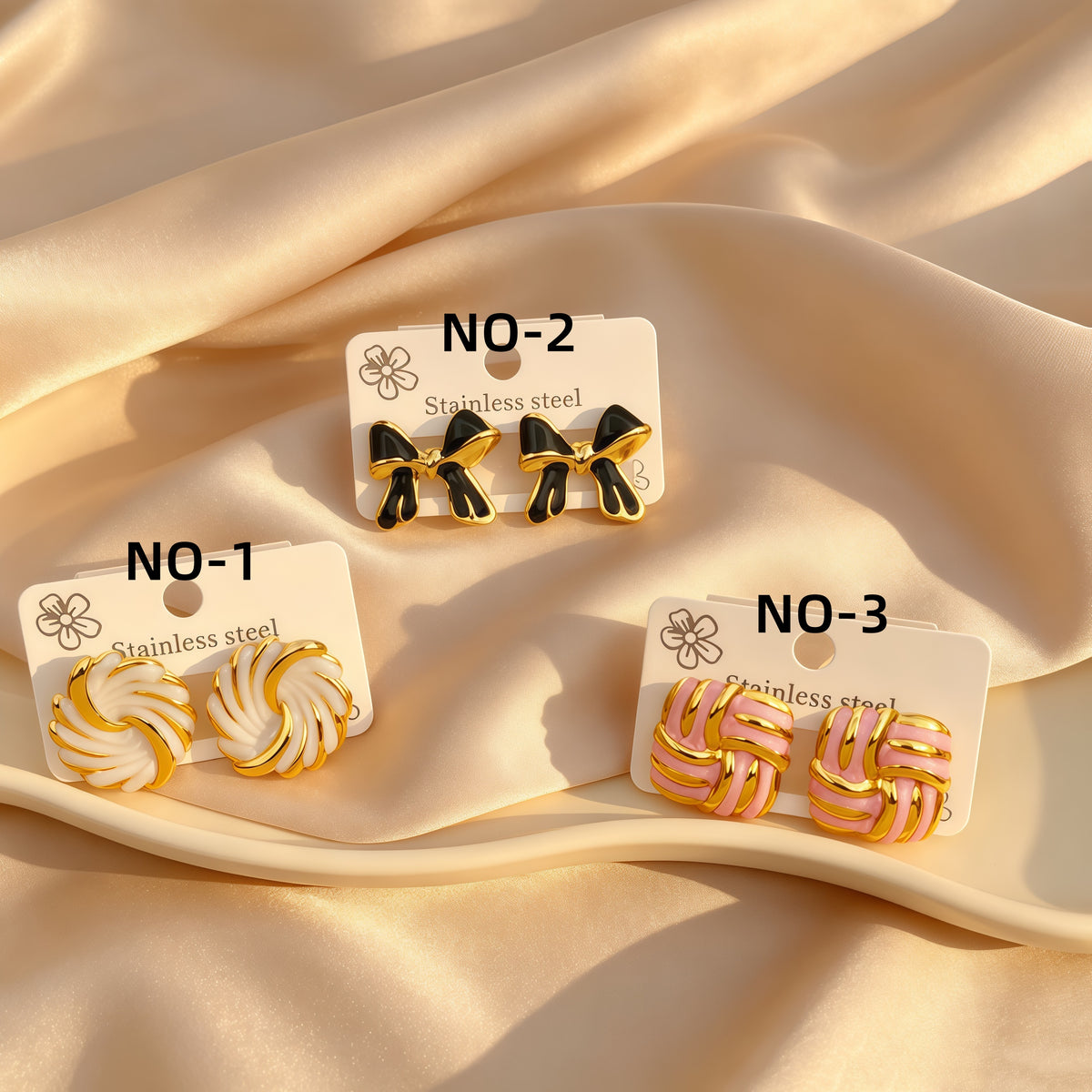 Aretes Inox 676 N°3
