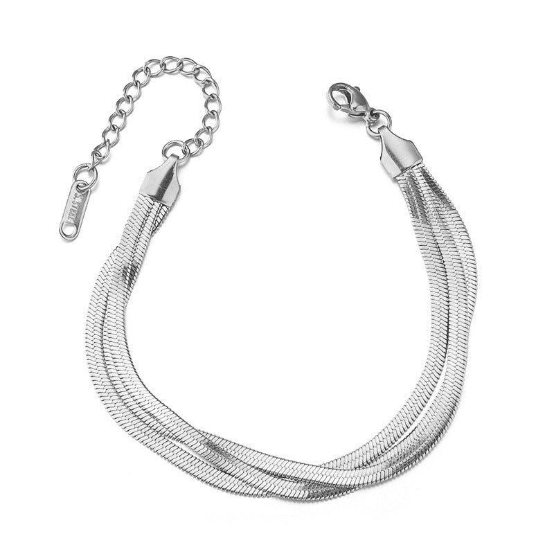 Manillas inox, chapado 117