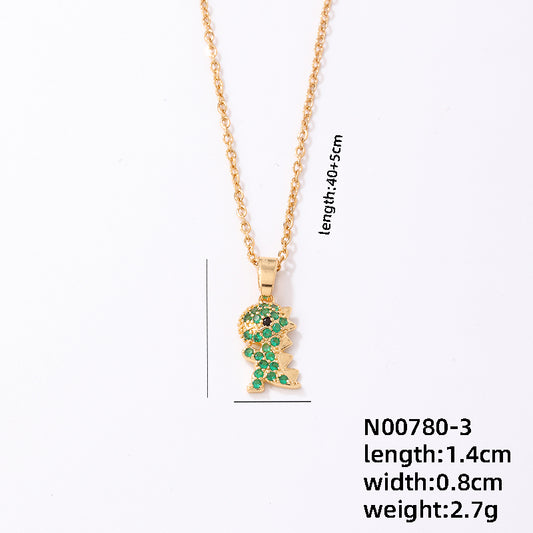 Collar inox, chapado 135