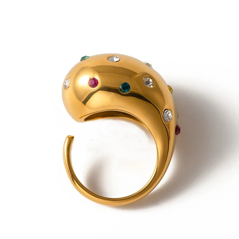 Inox 598 - chapado en oro 18k
