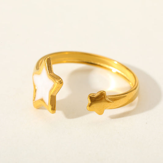 Anillo inox, chapado 106