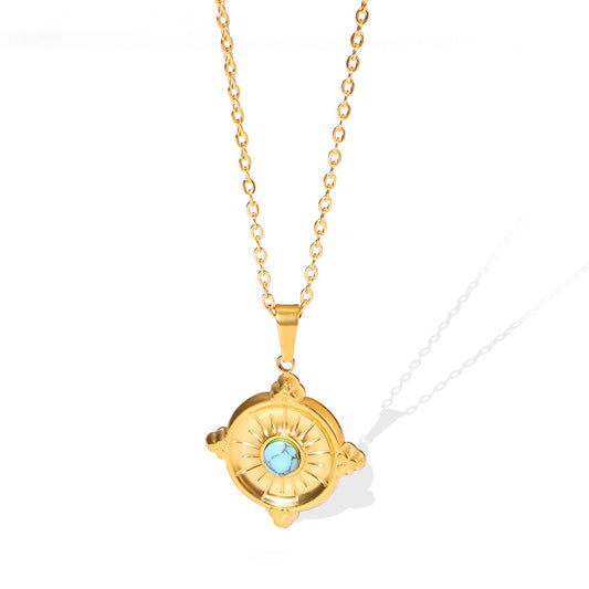 Collar inox, chapado 169