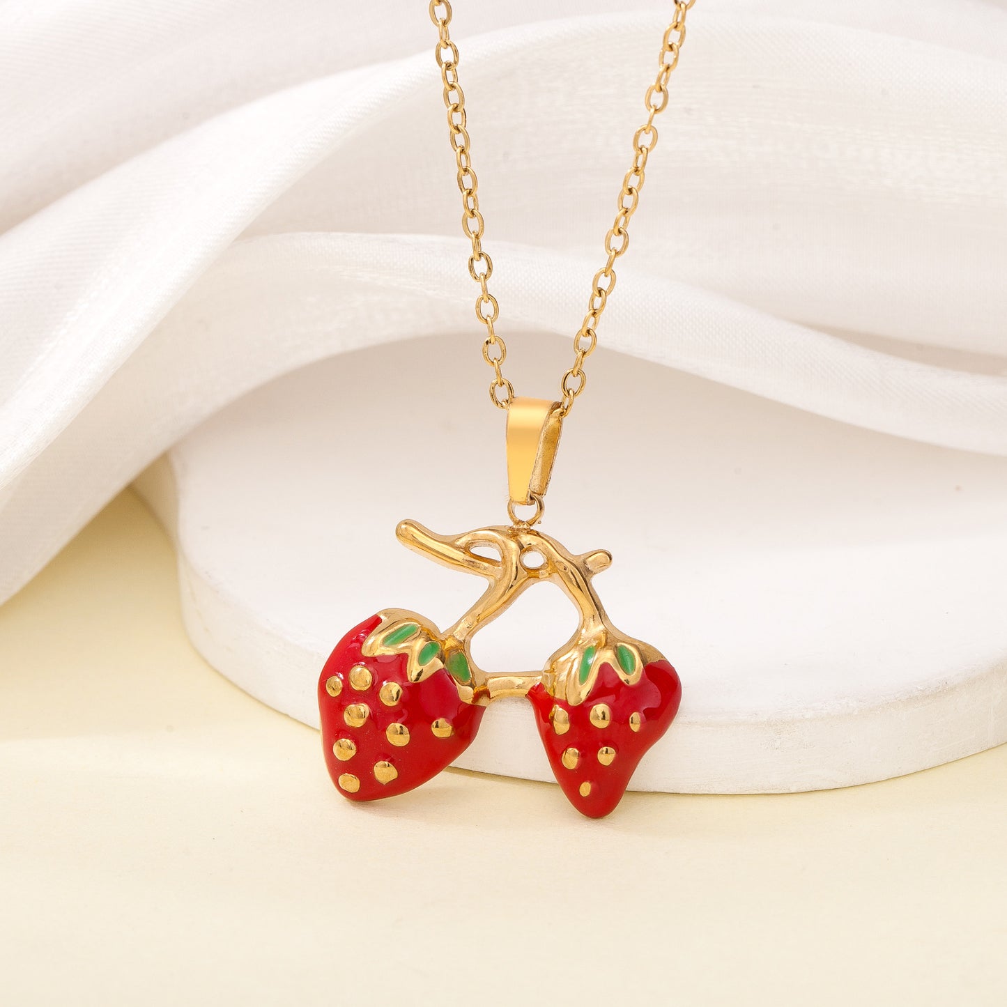 Collar inox, chapado 220