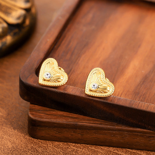 Aretes inox, chapado 167