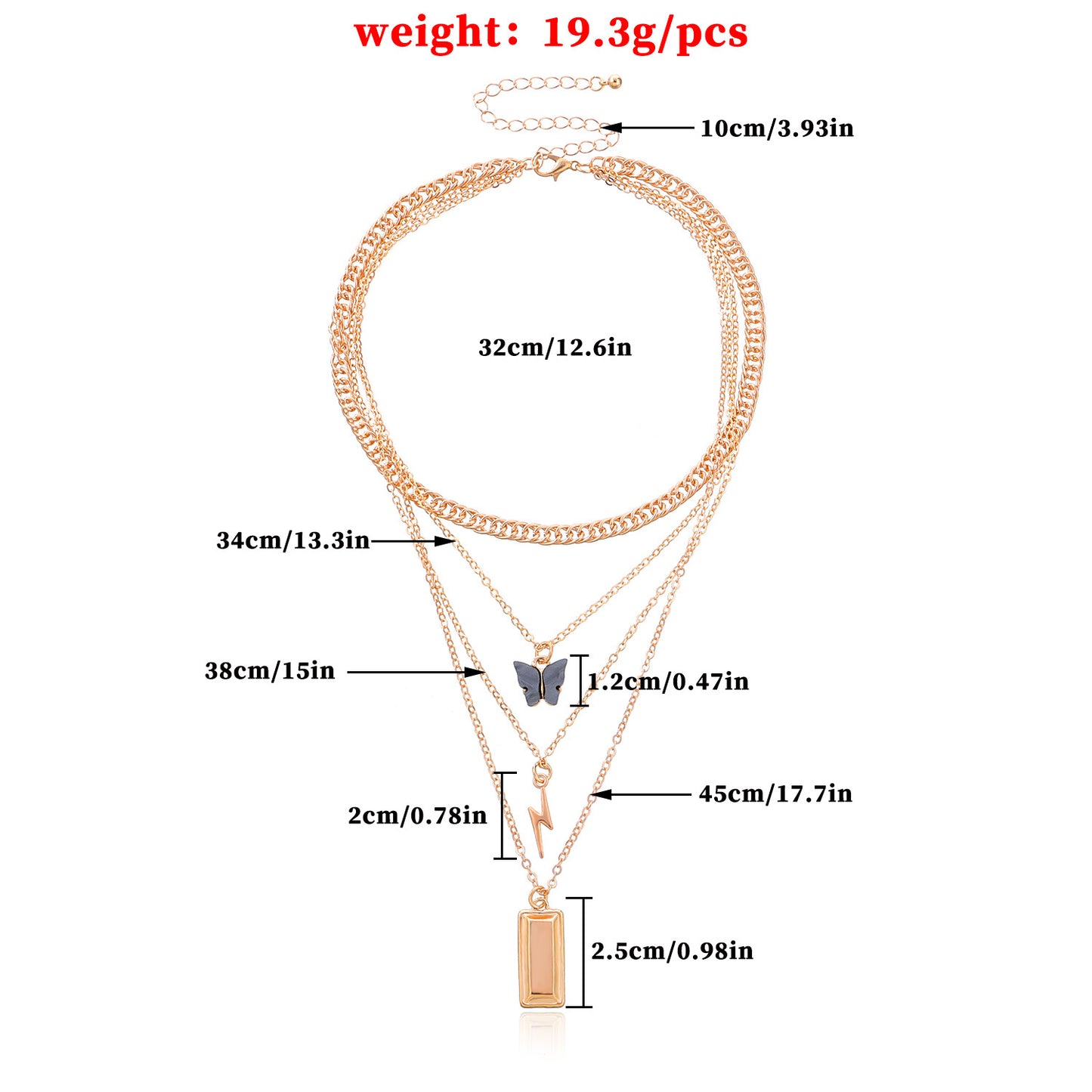 Collar 40 Plateado