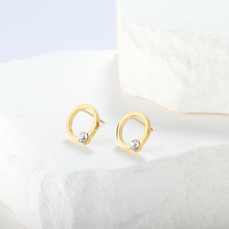 Aretes inox, chapado 169