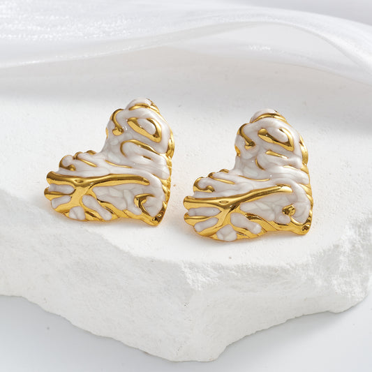 Aretes inox, chapado 251