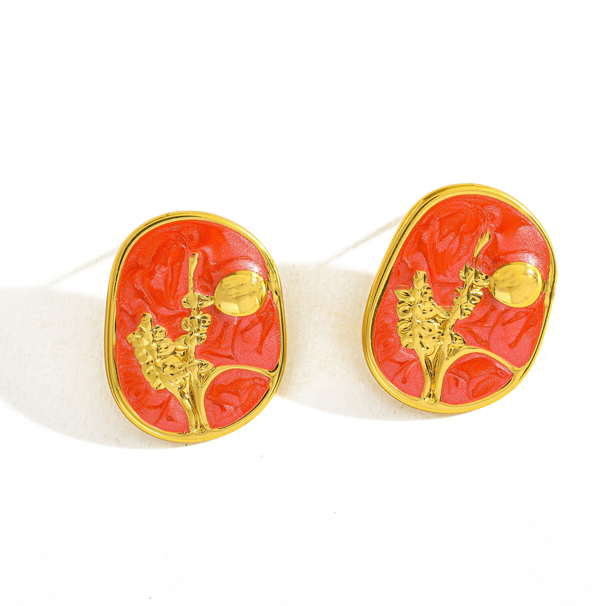 Aretes inox, chapado 189