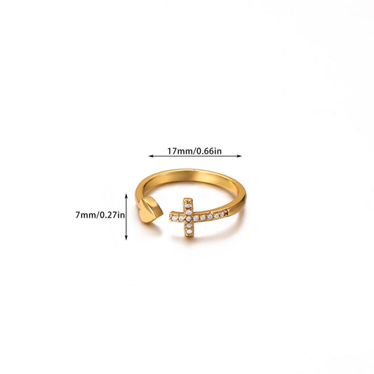 Anillo inox, chapado 138