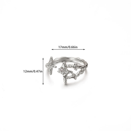 Anillo inox, chapado 94