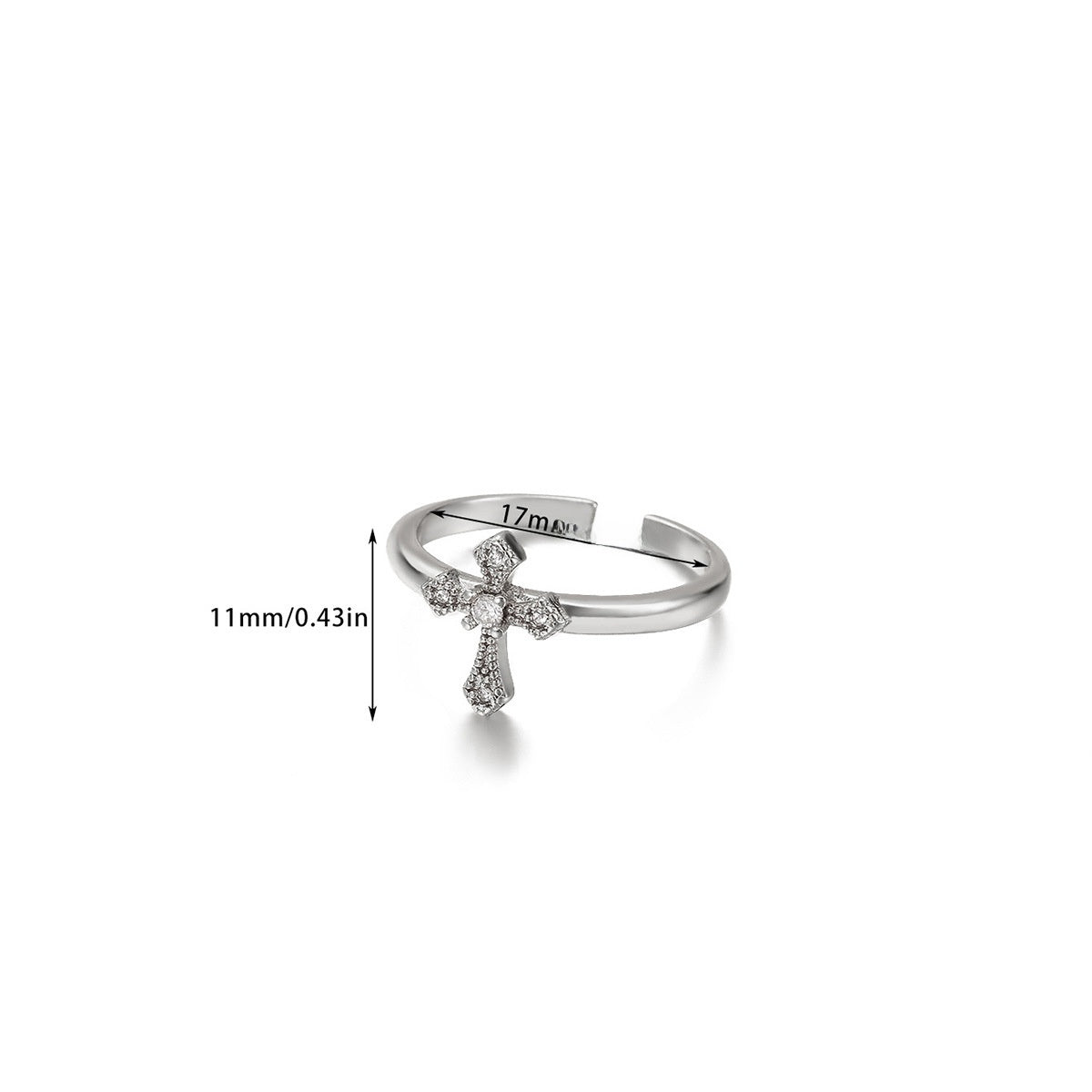 Anillo inox, chapado 56