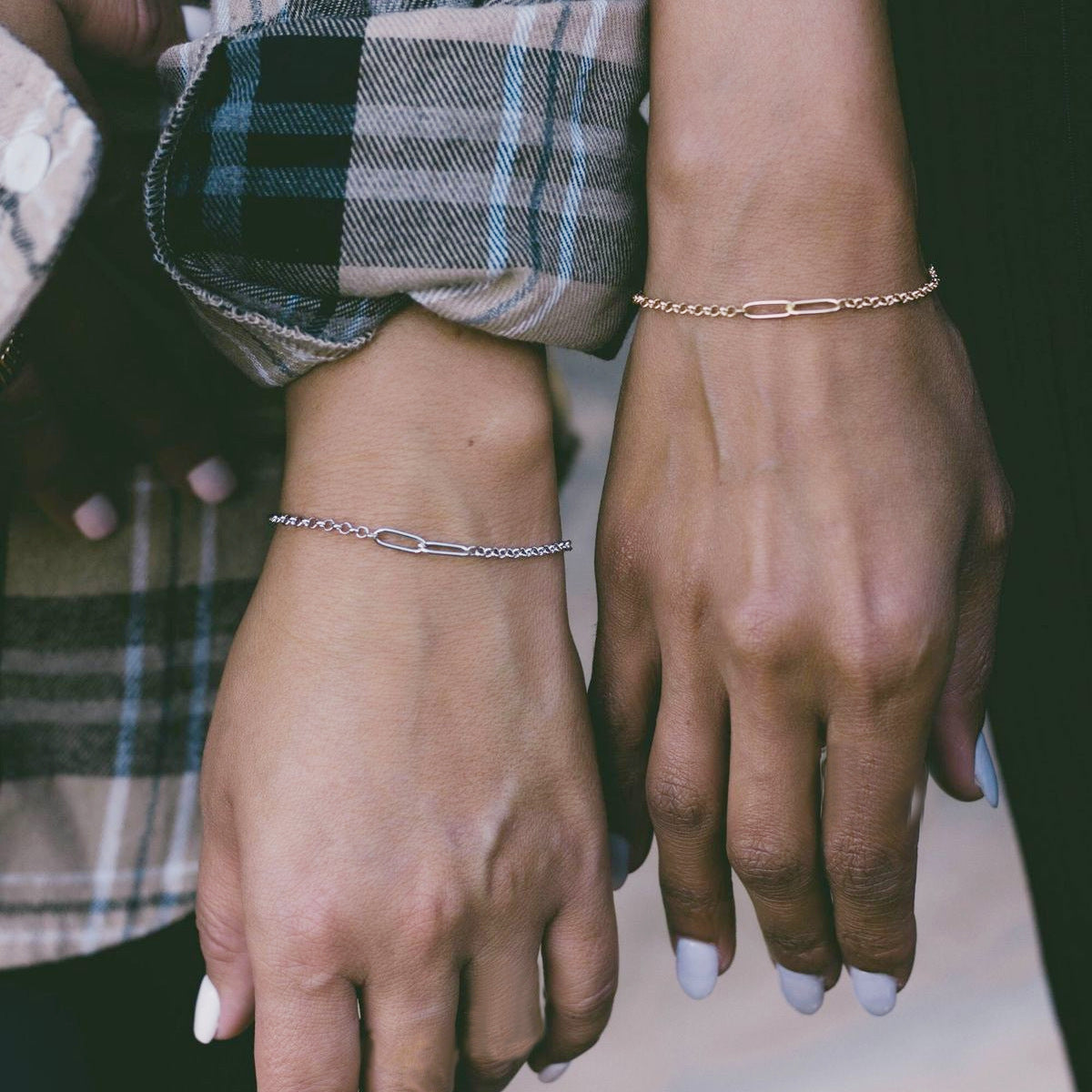 Manilla inox, chapado 49