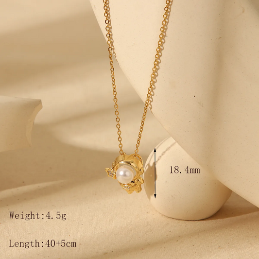 Collar inox, chapado 62