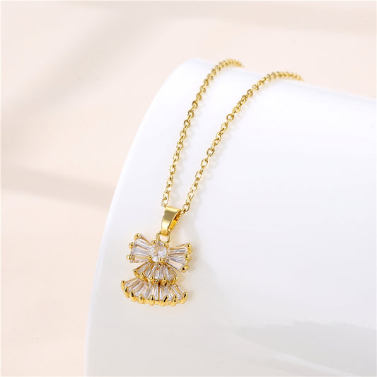 Collar inox, chapado 11